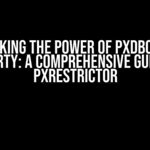 Unlocking the Power of PXDBCalced Property: A Comprehensive Guide for PXRestrictor