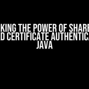 Unlocking the Power of SharePoint Azure AD Certificate Authentication in Java